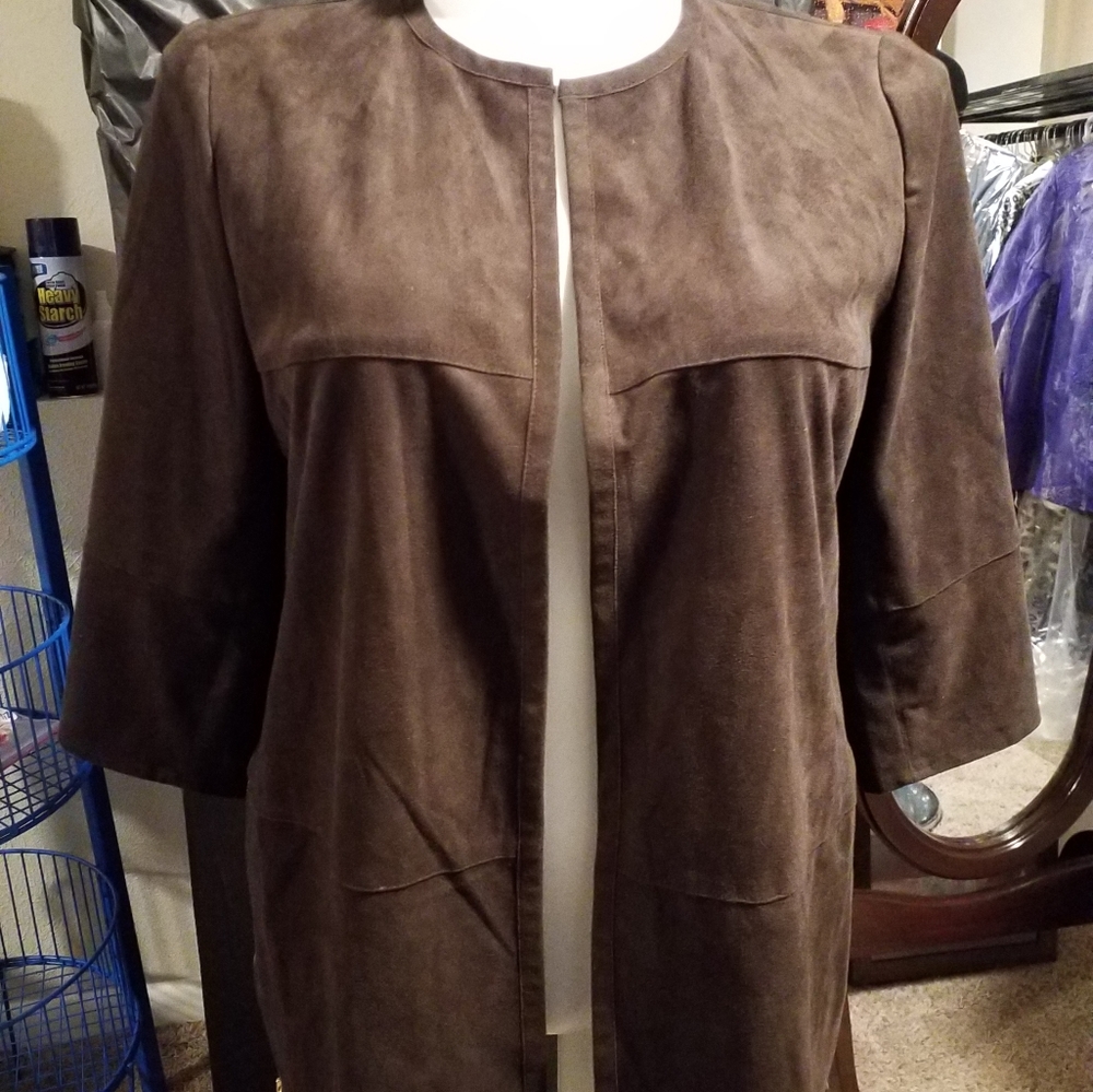 Suede like jacket